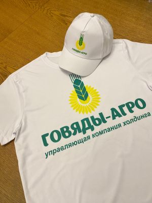 футболка белая говяды